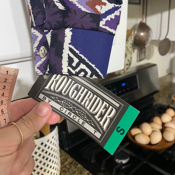 NWT Vintage rough rider Shirt size S💜💜💜💜 - Picture 5 of 8